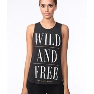 NWOT Spiritual Gangster Varsity Muscle Tank